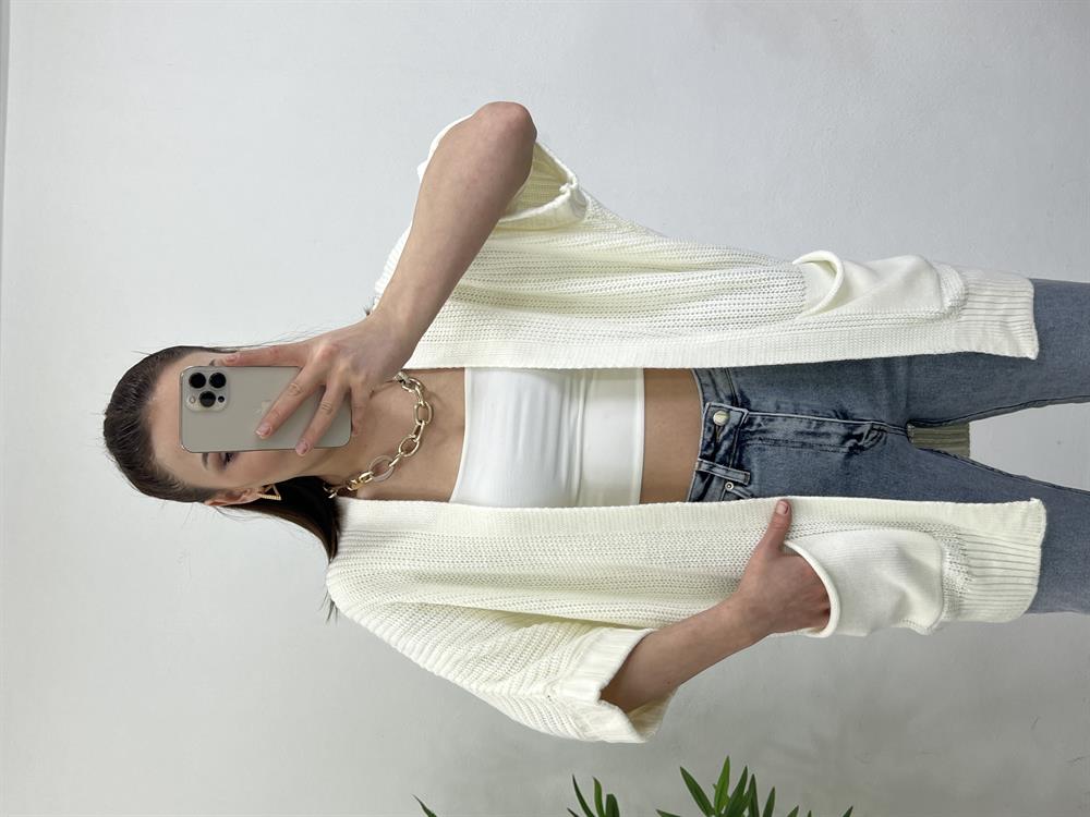 Beyaz Double Kollu Hirka