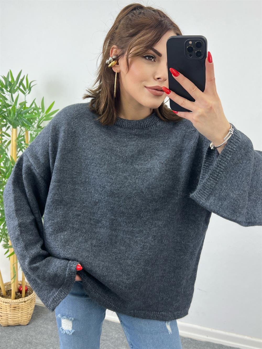 Bi̇si̇klet Yaka Gri̇ Pi̇nterest Kazak