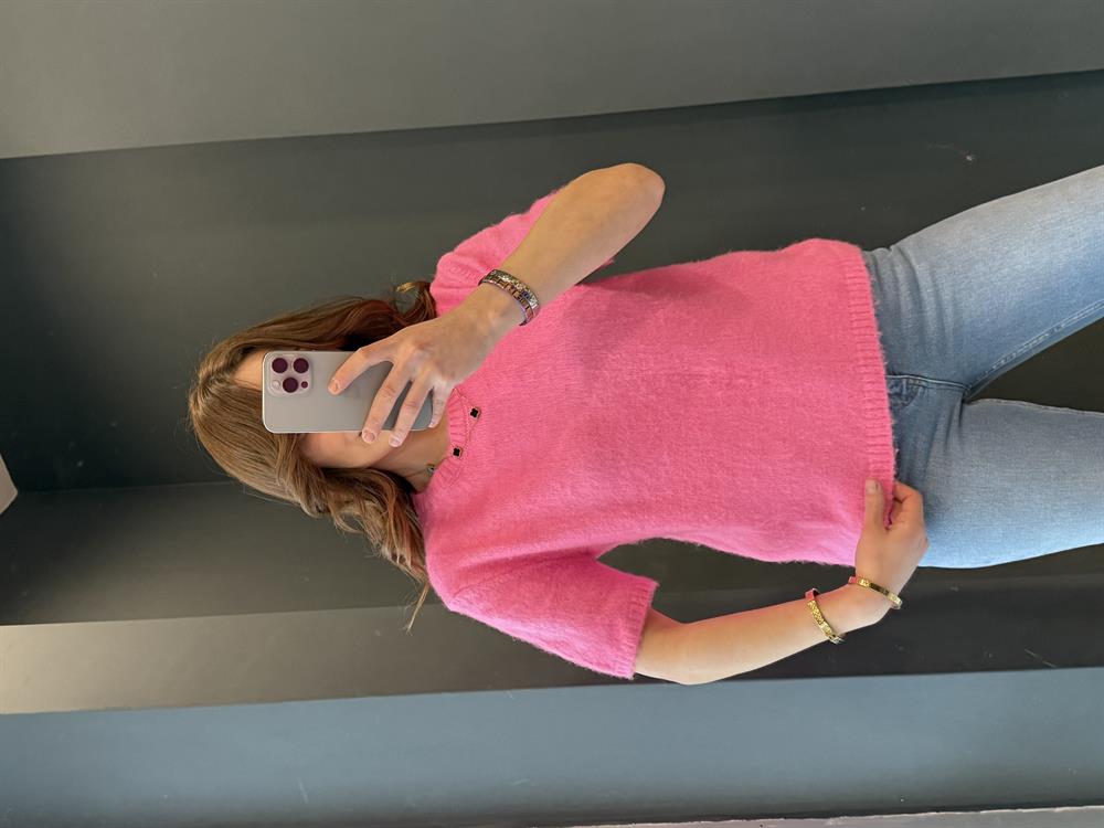 Bi̇si̇klet Yaka Sakalli Kisa Kol Tri̇ko Pembe