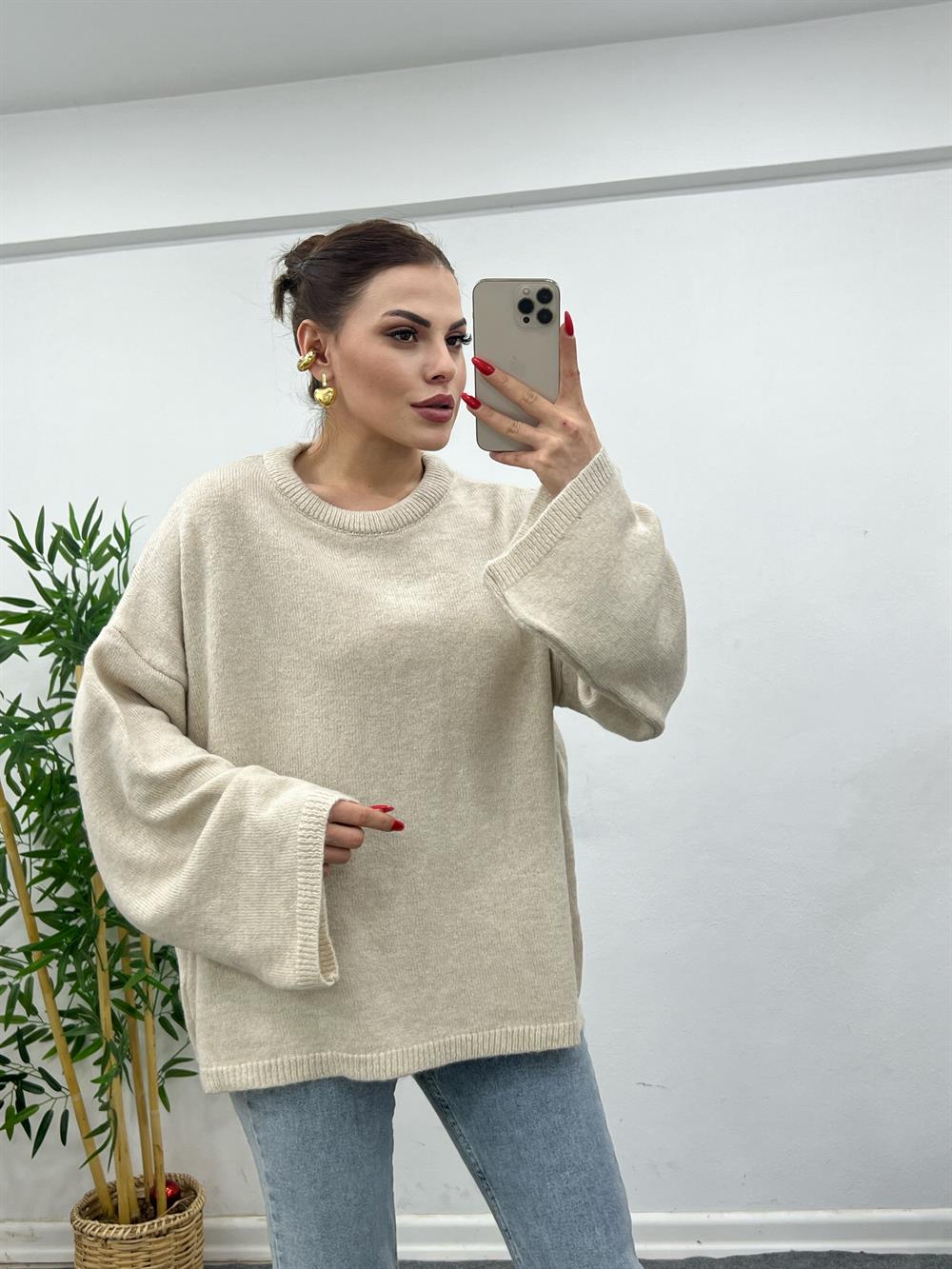 Bi̇si̇klet Yaka Taş Pi̇nterest Kazak