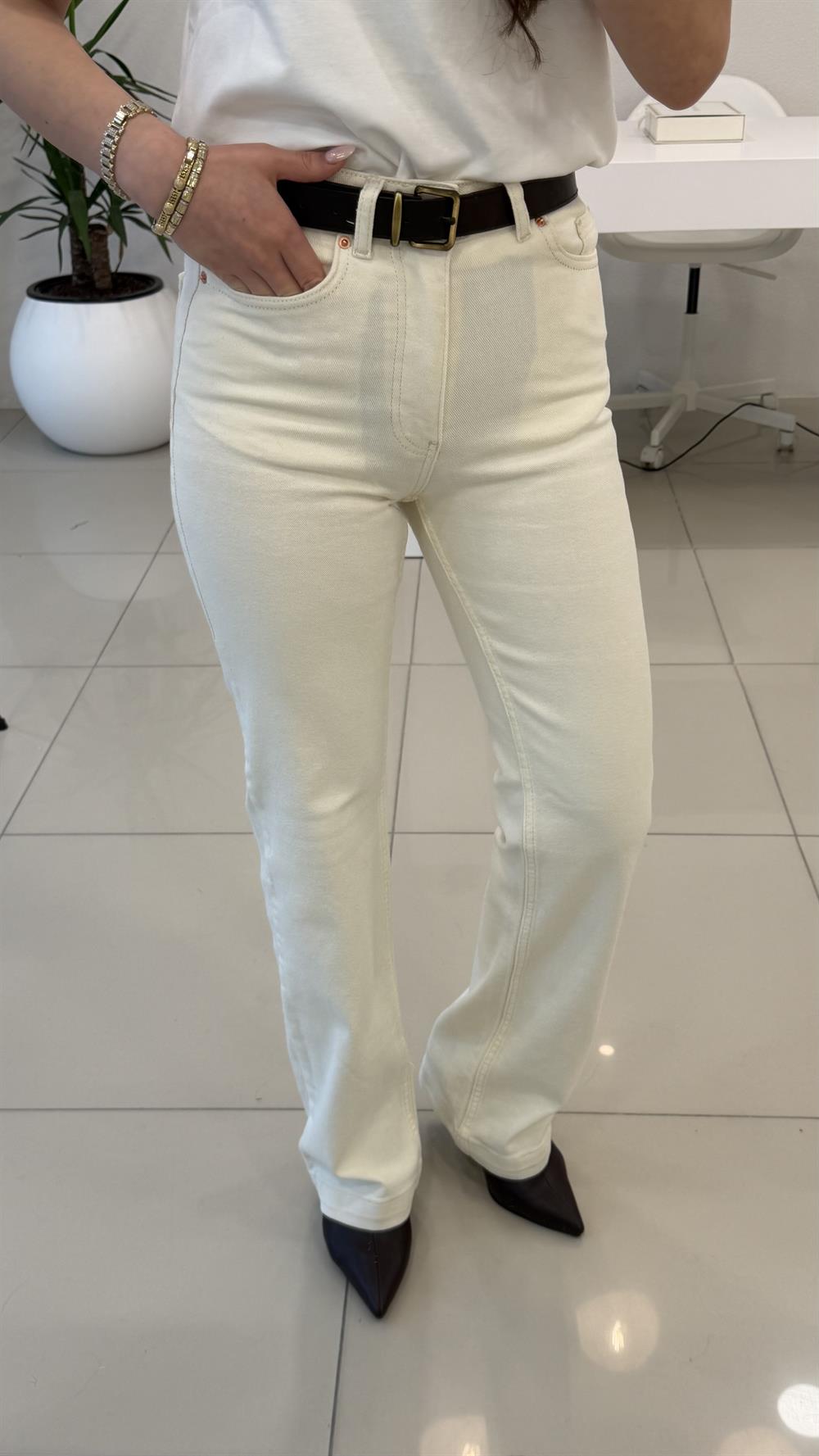 BOL PAÇA  EKRU JEAN 
