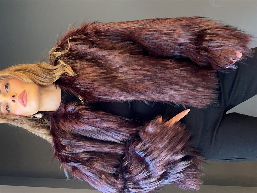 Bordo Premi̇um Seri̇ Tasarim Kürk