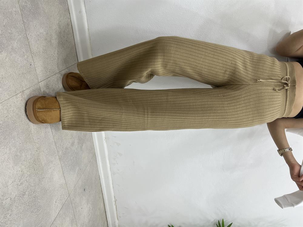 Camel Tri̇ko Fi̇ti̇lli̇ Pantolon