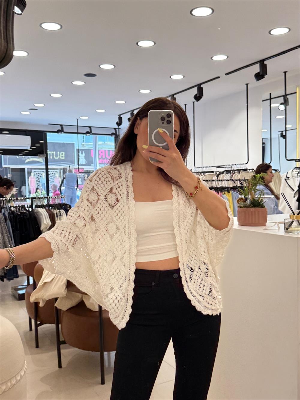 DANTELLİ TASARIM BOLERO