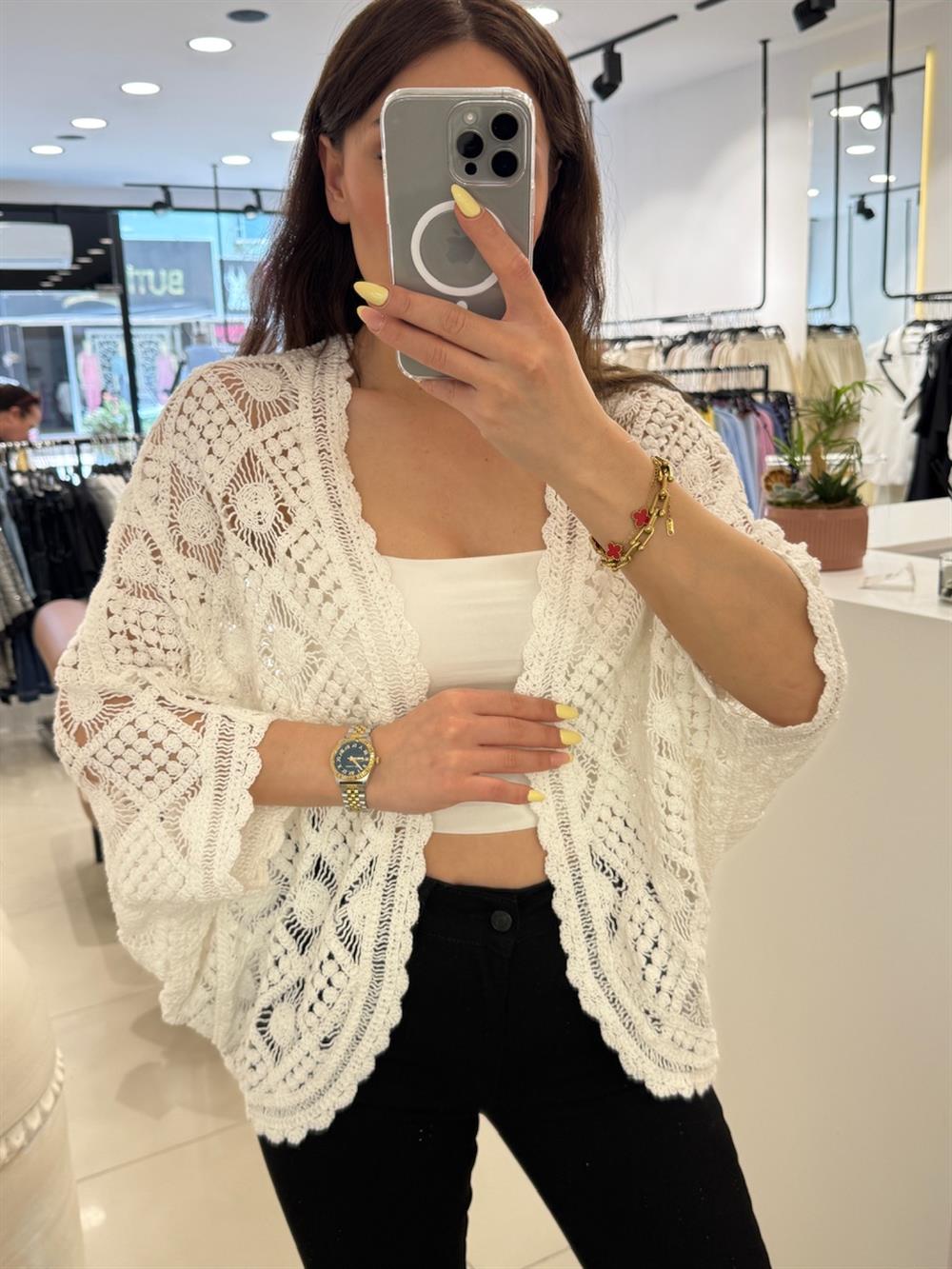 DANTELLİ TASARIM BOLERO