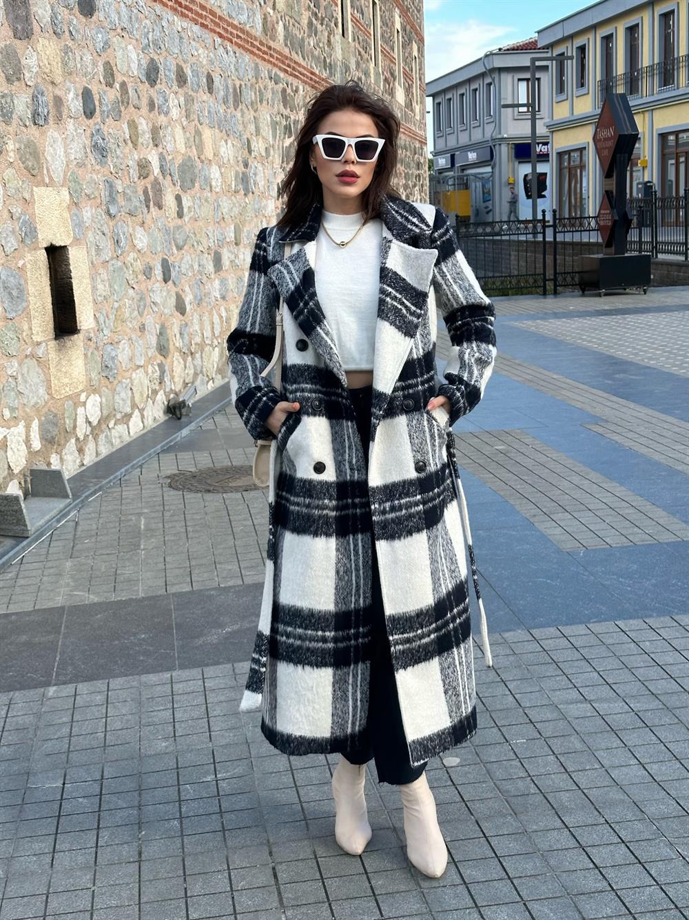 Desenli̇ Kaşmi̇r Doku Kaban