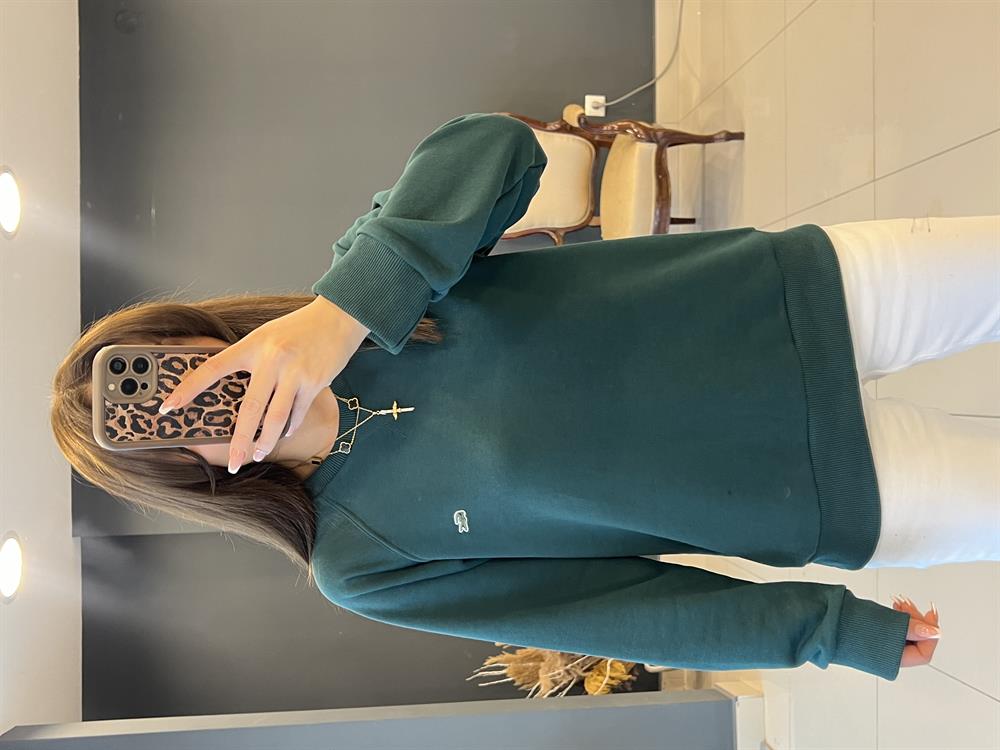 Eti̇ketli̇ Lcst Sweat Yeşi̇l