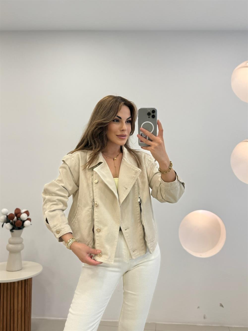 FERMUAR GETAYLI KOT CEKET TAŞ