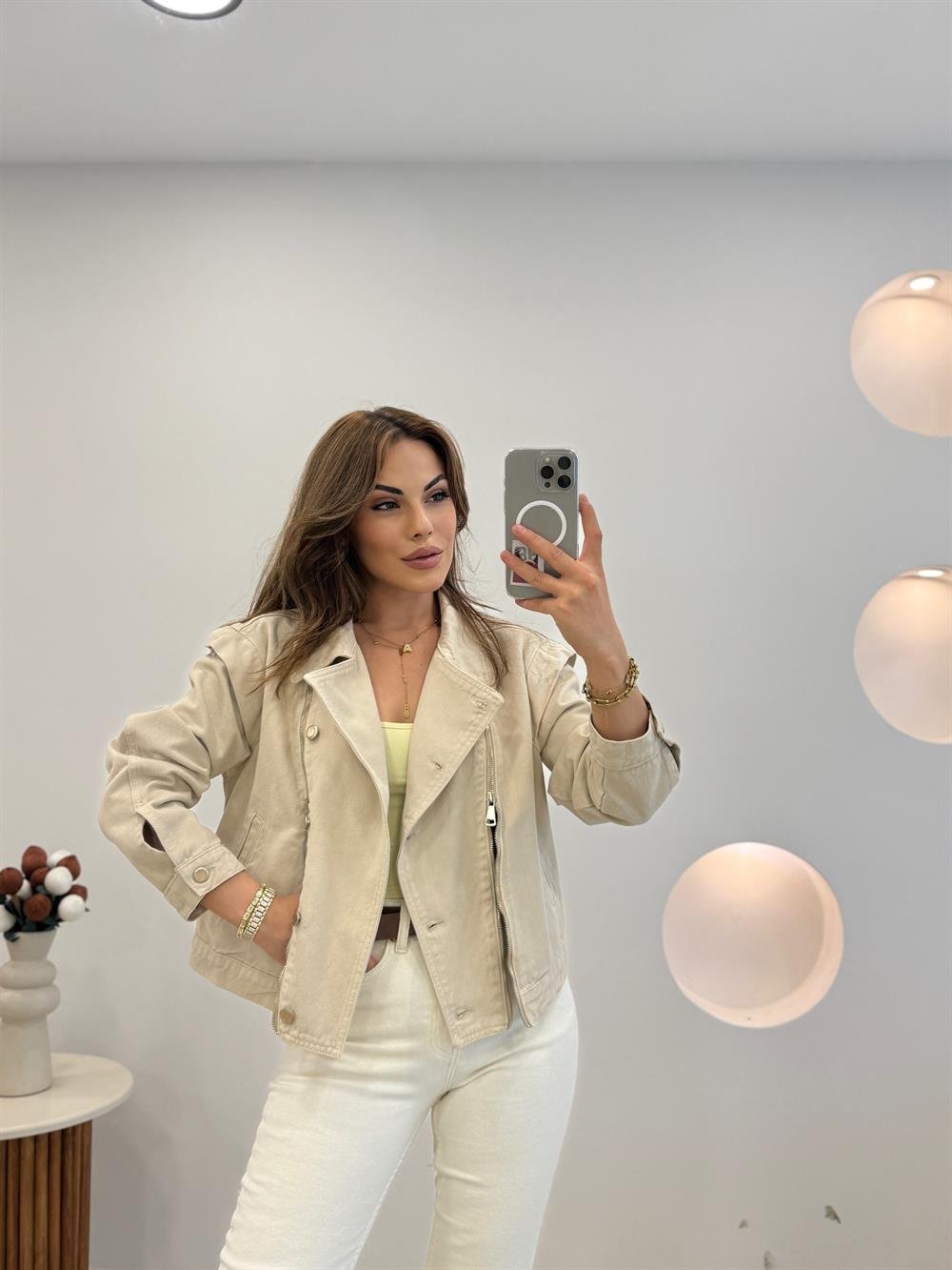 FERMUAR GETAYLI KOT CEKET TAŞ