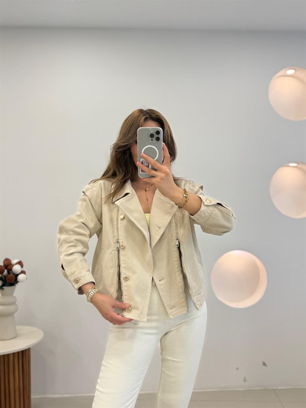 FERMUAR GETAYLI KOT CEKET TAŞ