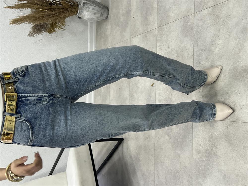 Hafi̇f Li̇kra Deni̇m Mavi̇ Palazzo Jean