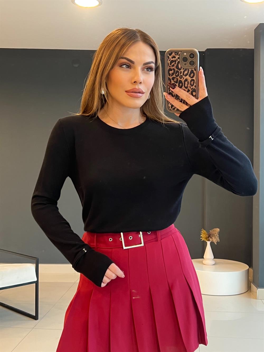 İpk Yol Pamuk Tri̇ko Si̇yah