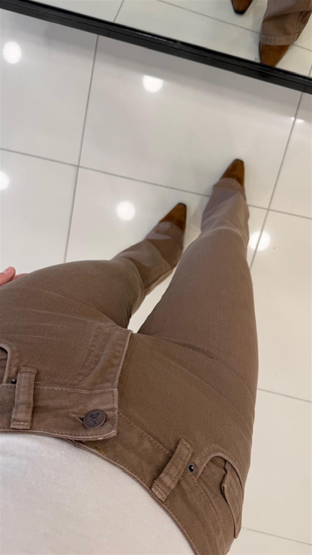 İspanyol Paça Toparlayici Pantolon Toprak ( urun-on-siparistir-teslimat-tarihi-10.05-dur-