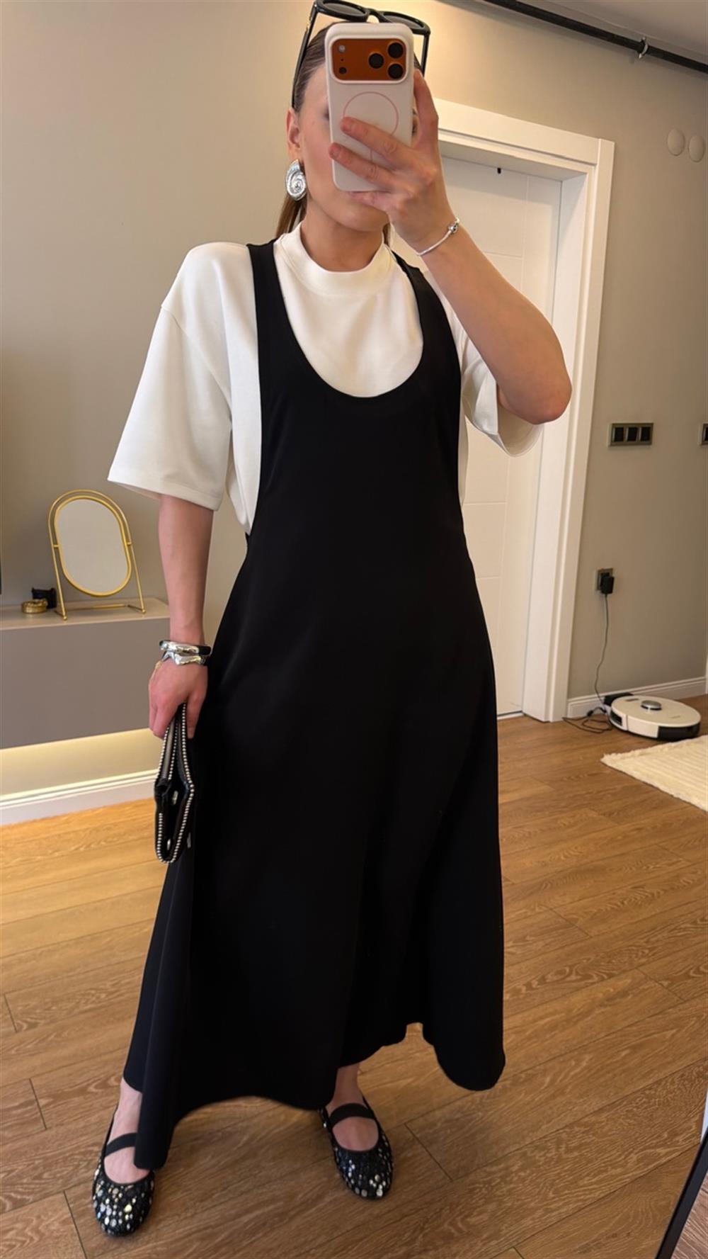 İthal Kumaş Twist Model Elbise 