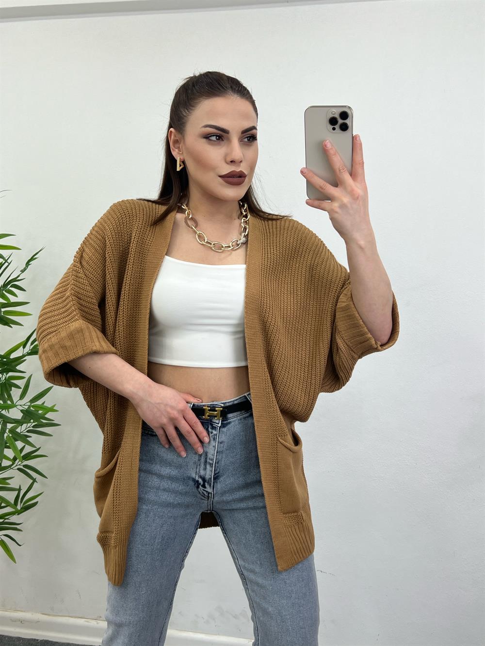 Kahve Double Kollu Hirka