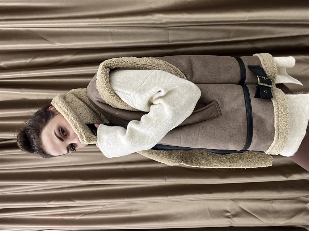 Kahve Kürklü Yelek