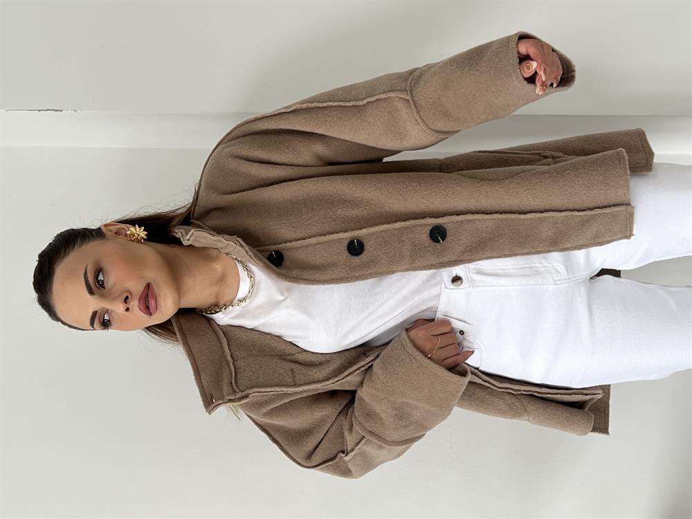 Kaşe Premi̇um Seri̇ Mevsi̇mli̇k Kaban Camel