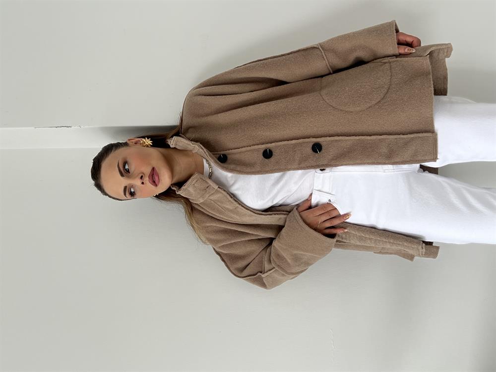 Kaşe Premi̇um Seri̇ Mevsi̇mli̇k Kaban Camel