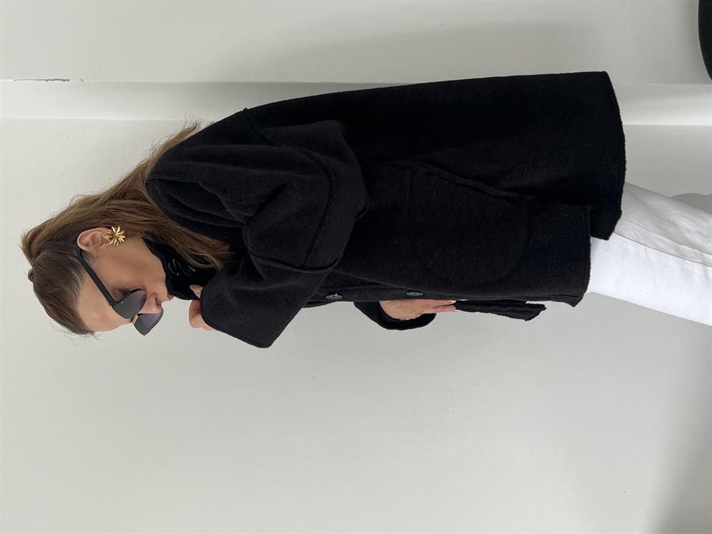 Kaşe Premi̇um Seri̇ Mevsi̇mli̇k Kaban Si̇yah