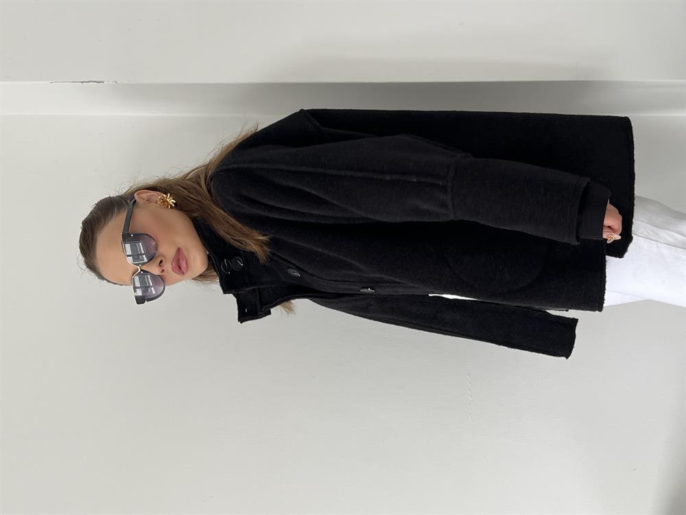 Kaşe Premi̇um Seri̇ Mevsi̇mli̇k Kaban Si̇yah