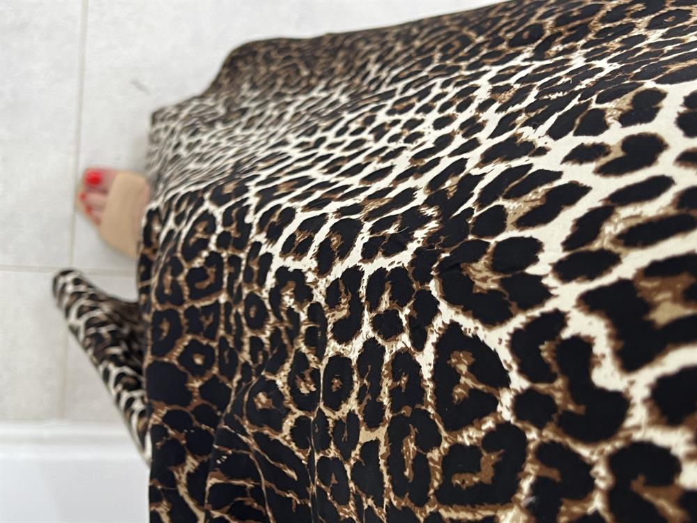 Leopar Arkasi Halka Detayli Elbi̇se