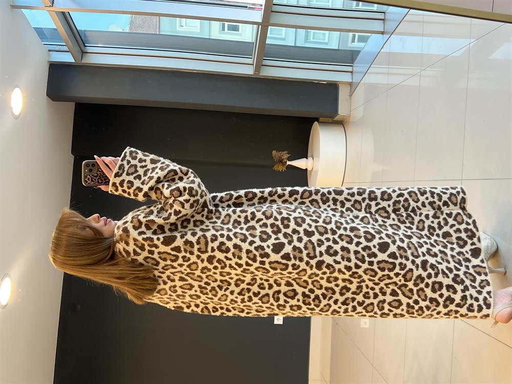 Leopar Uzun Yumoş Hirka