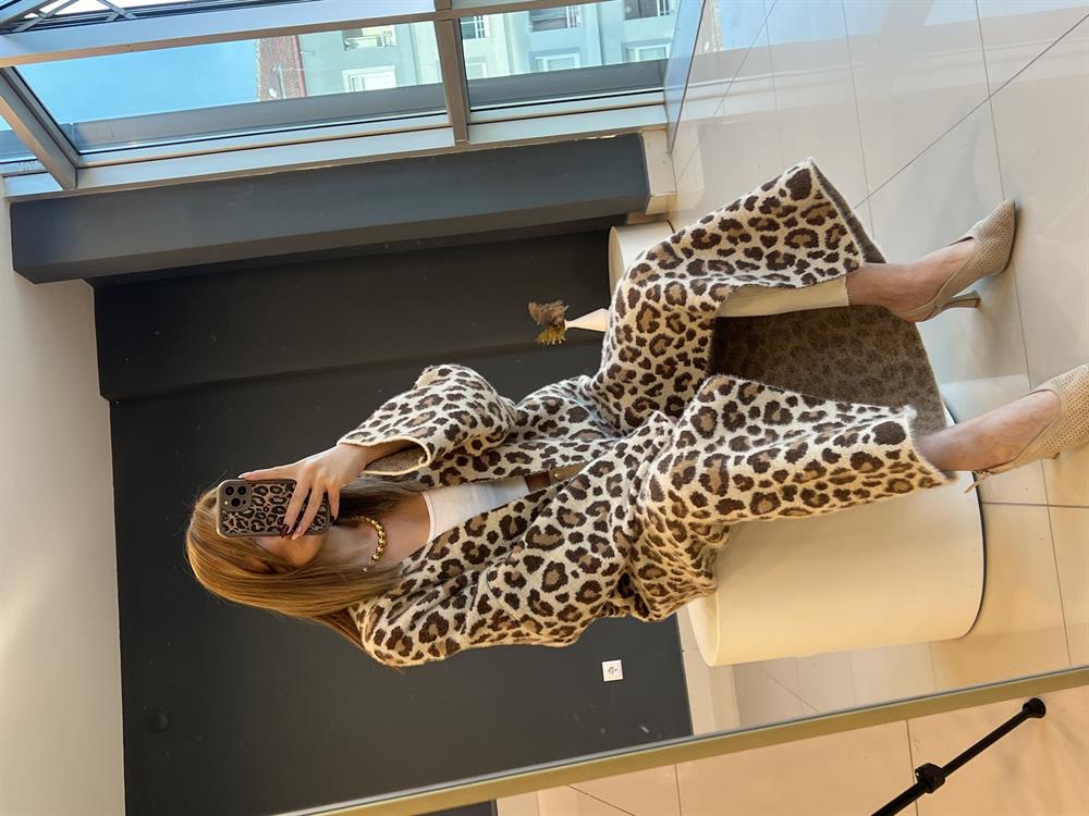 Leopar Uzun Yumoş Hirka