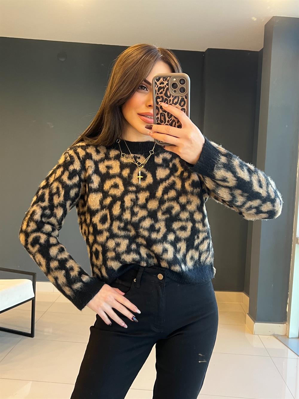 Leopar Yumoş Kazak Camel