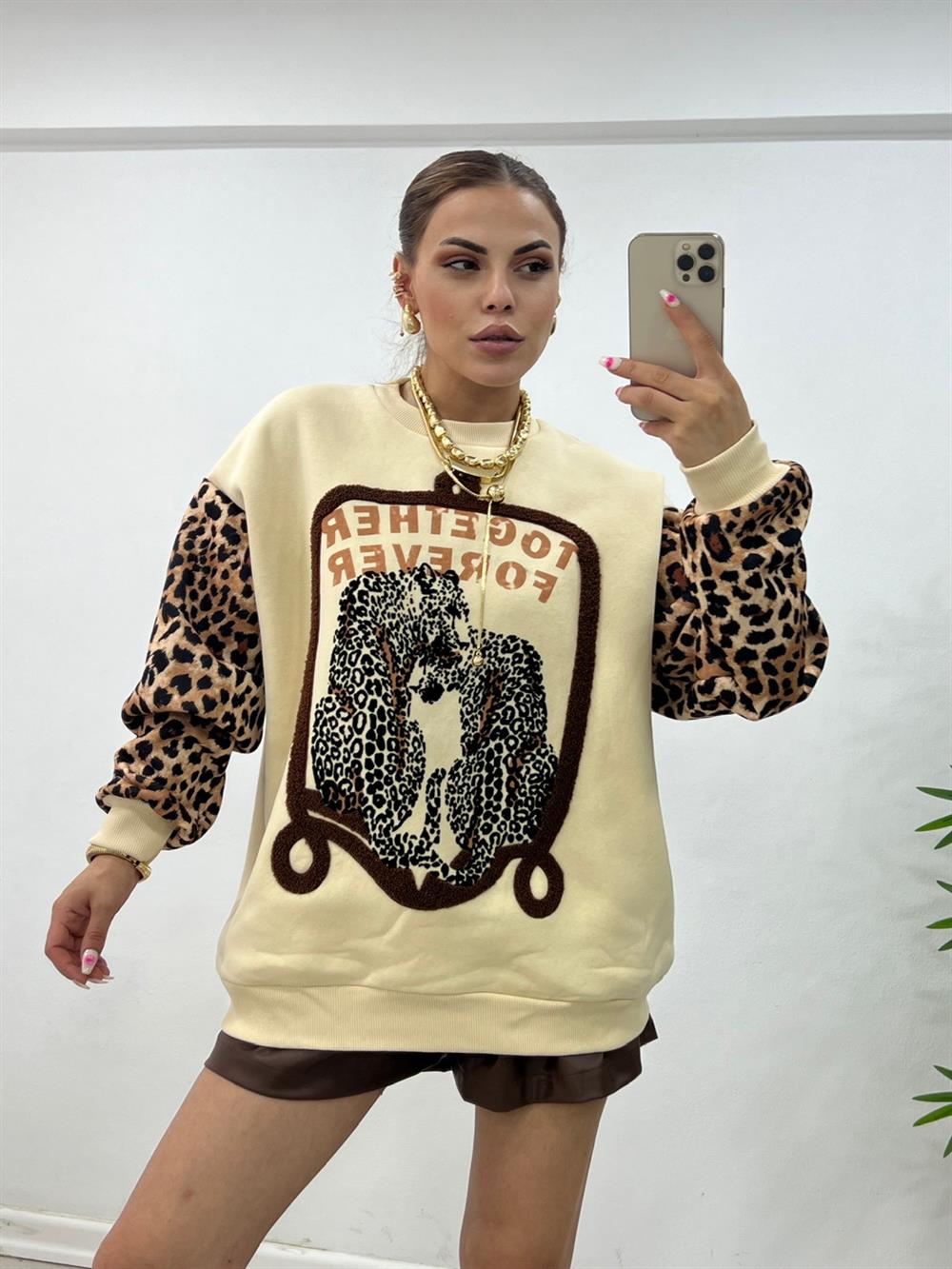 Leoparli Premi̇um Kali̇te Sweat