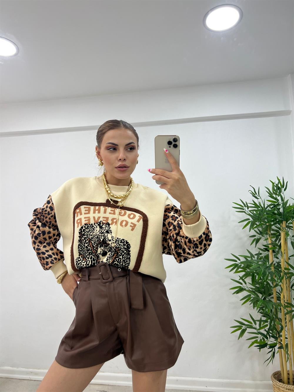 Leoparli Premi̇um Kali̇te Sweat
