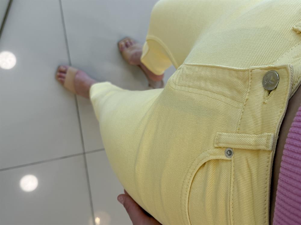 SARI Likralı Mom Jean