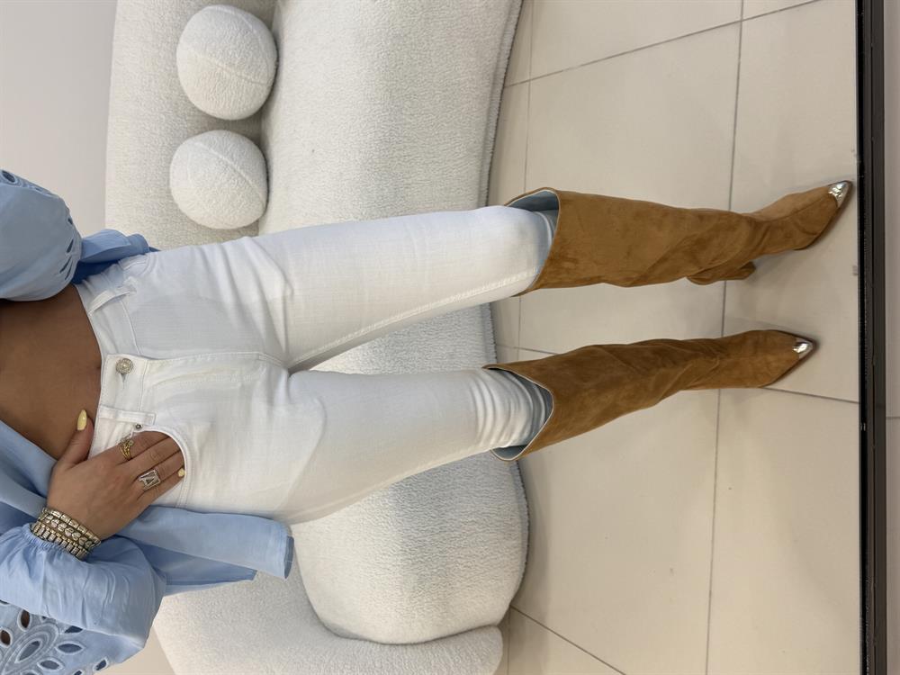 LİKRALI SKİNY JEAN BEYAZ