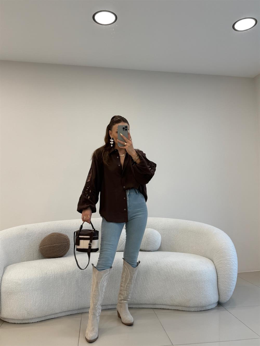 LİKRALI SKİNY JEAN DENİM MAVİ