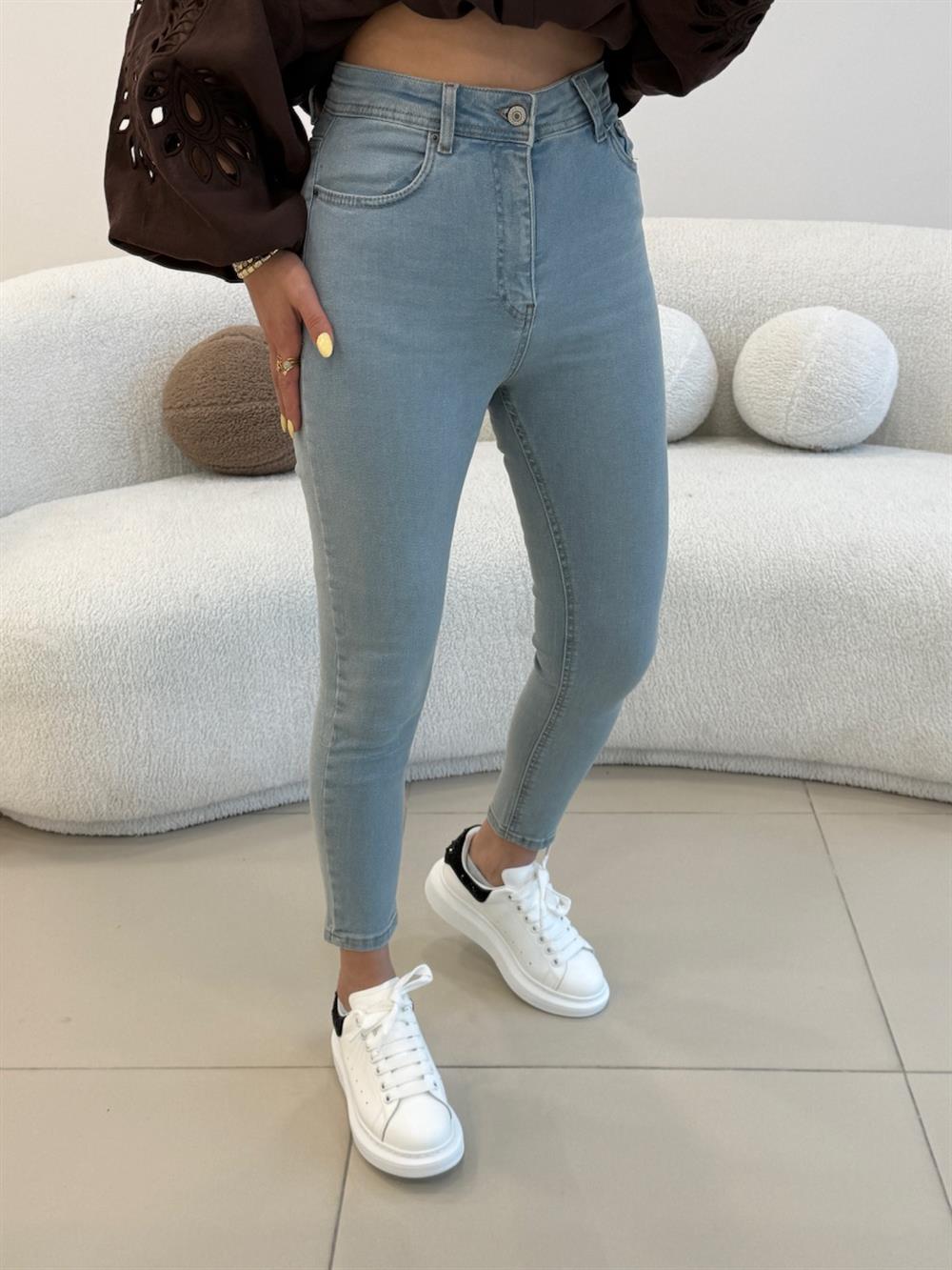 LİKRALI SKİNY JEAN DENİM MAVİ