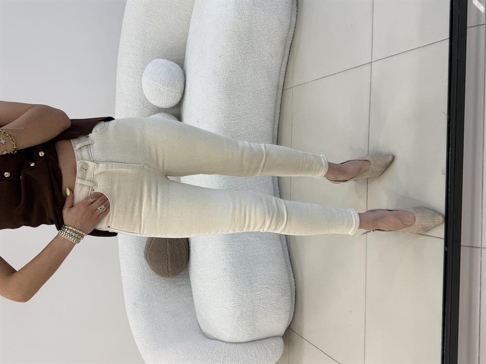 LİKRALI SKİNY JEAN EKRU
