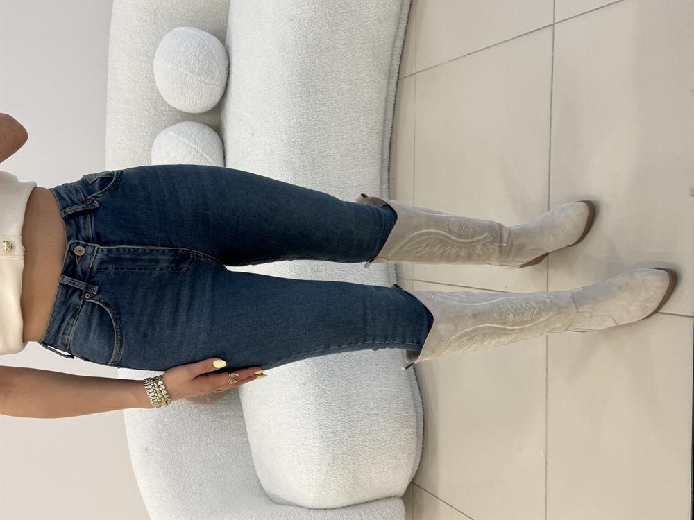 LİKRALI SKİNY JEAN KOYU MAVİ