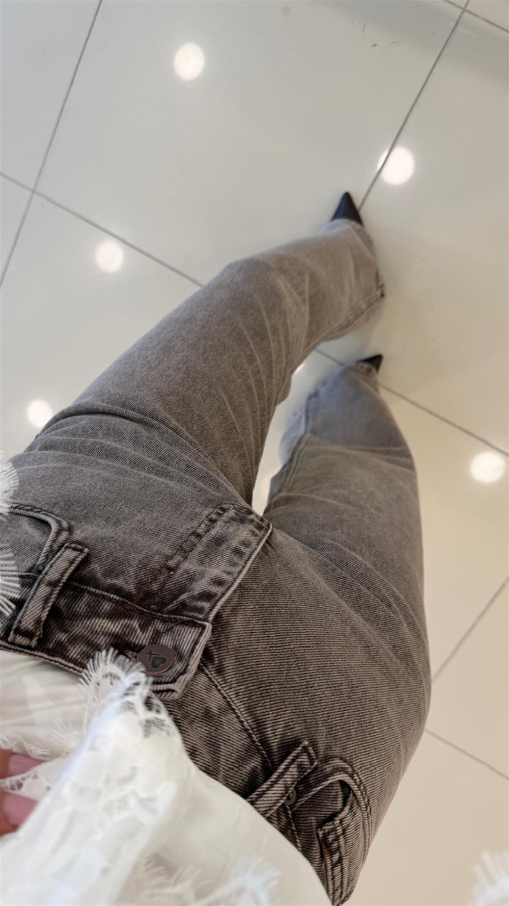 LİKRASIZ KAHVE BOL PAÇA JEAN