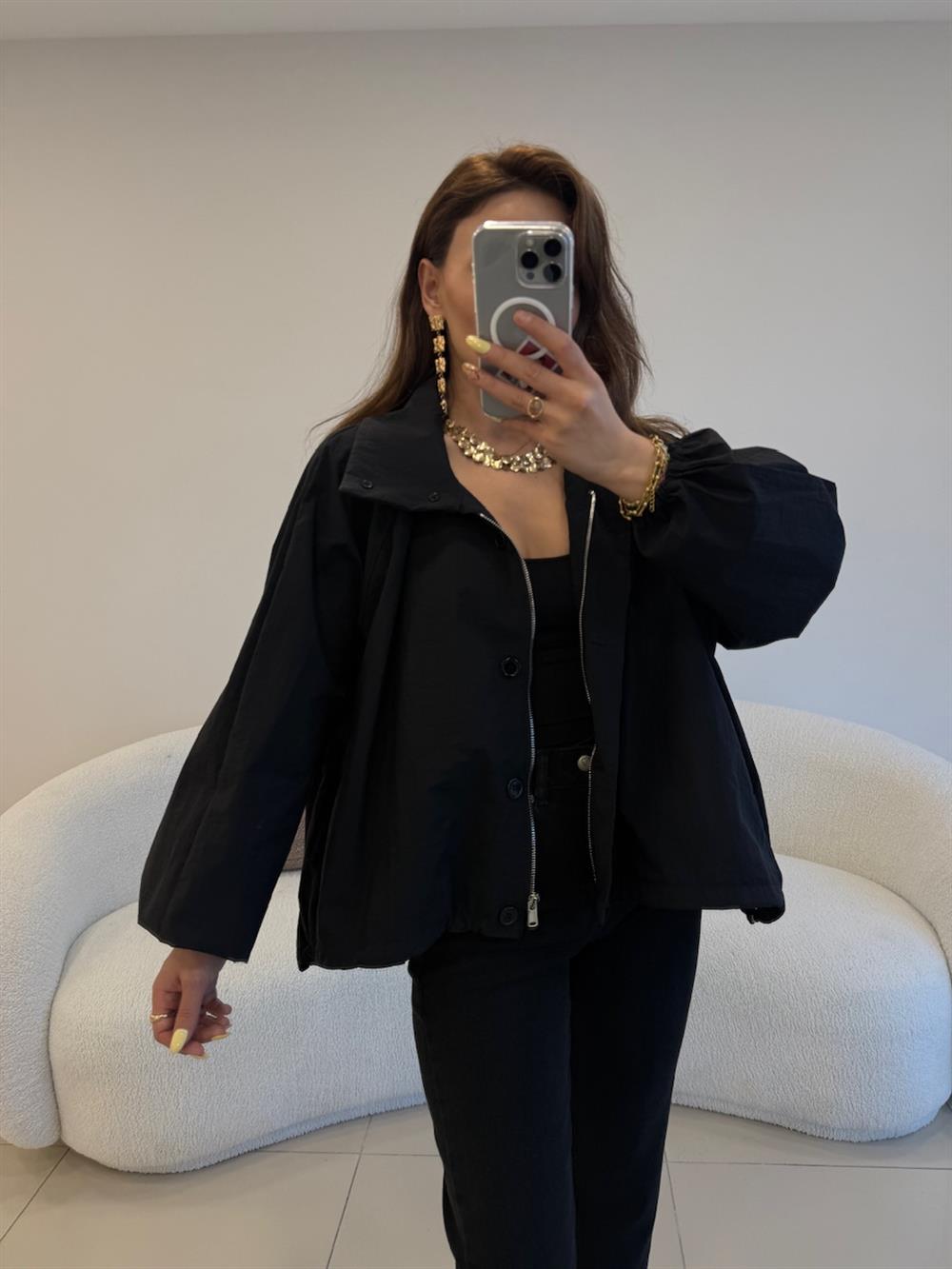 Mevsimlik Rüzgarlık Siyah