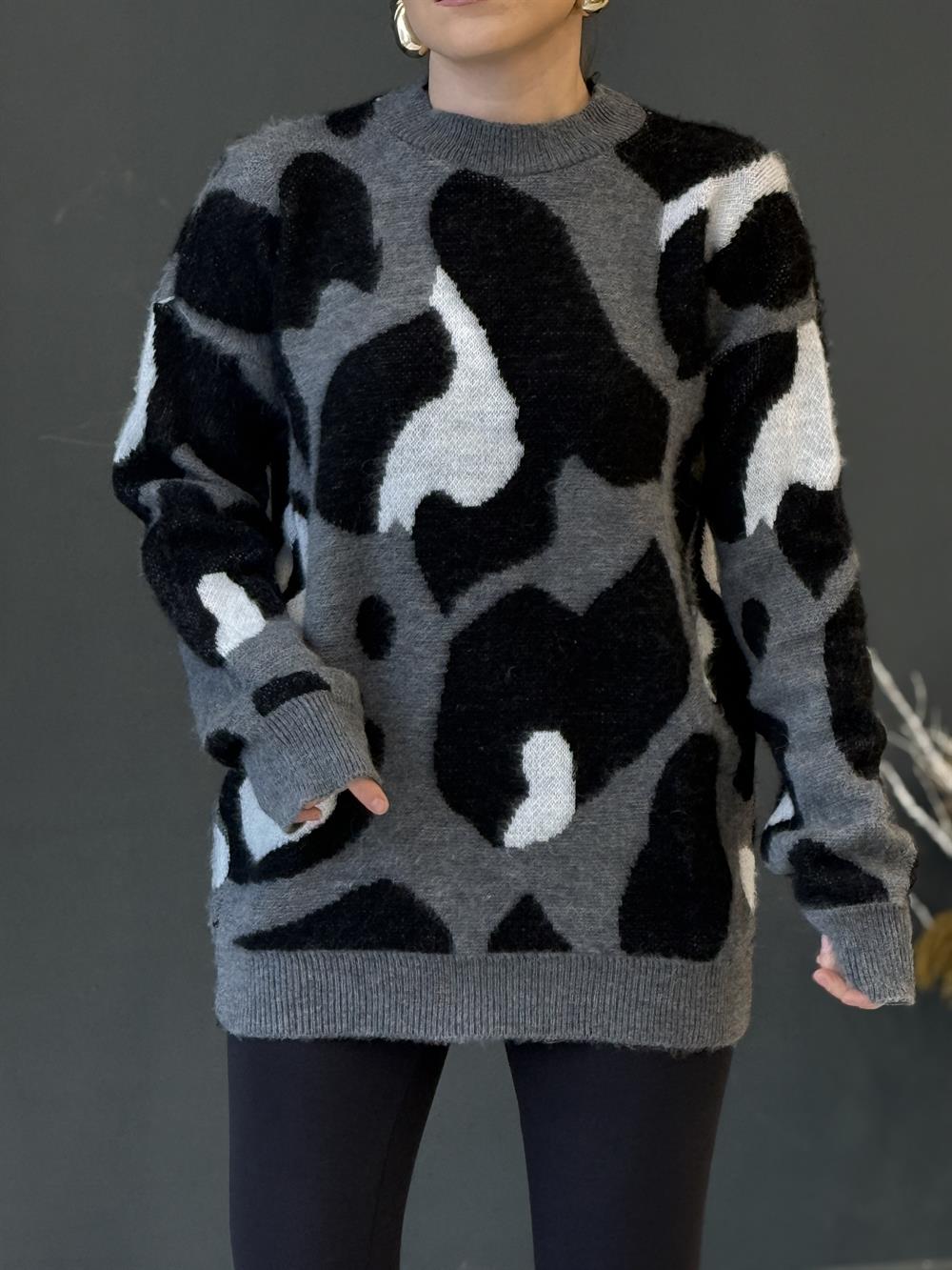 Mi̇lka Desen Yün Kazak Gri̇