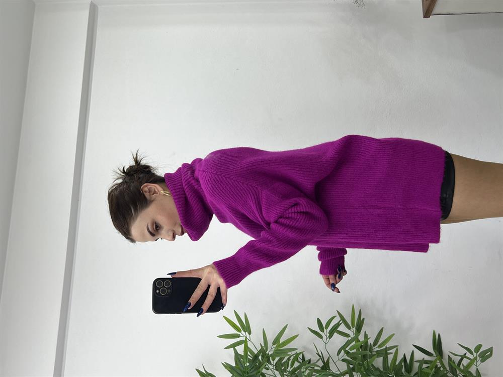 Mor Balikçi Yaka Kazak