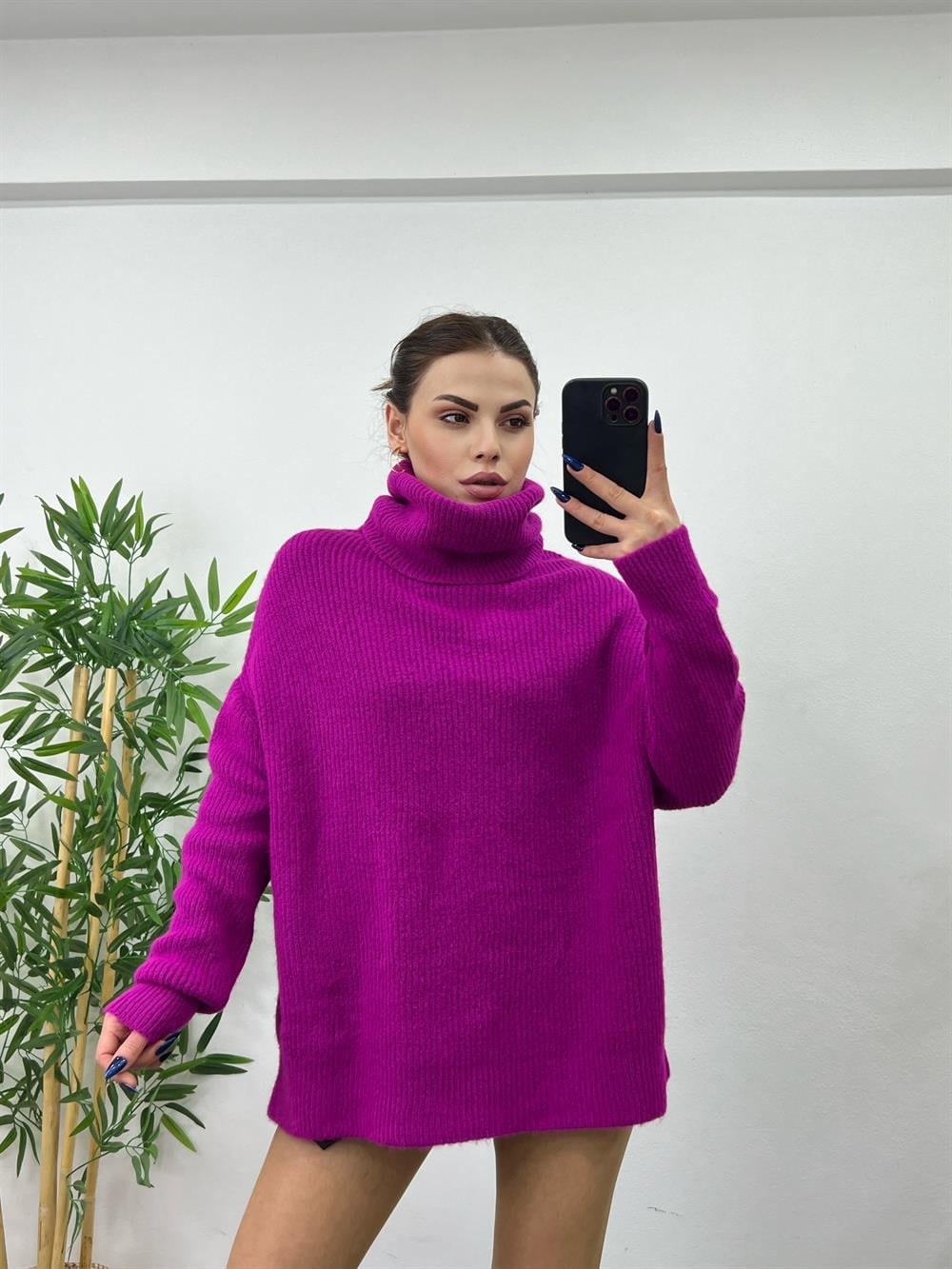 Mor Balikçi Yaka Kazak