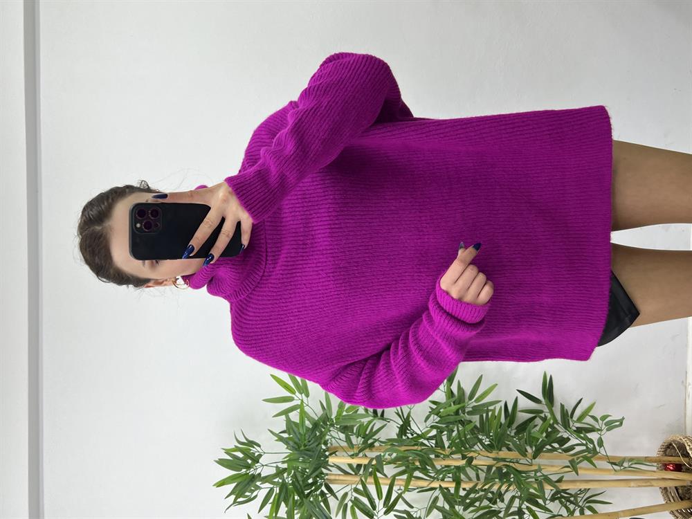 Mor Balikçi Yaka Kazak