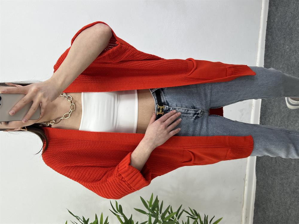 Narçi̇çeği̇ Double Kollu Hirka