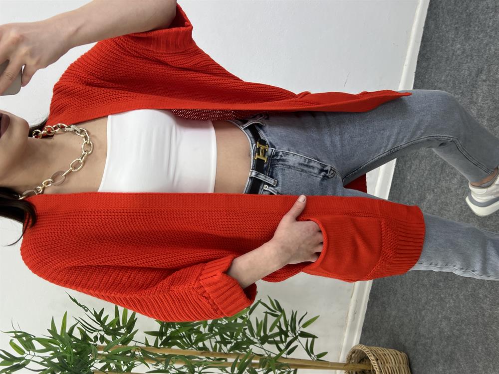 Narçi̇çeği̇ Double Kollu Hirka