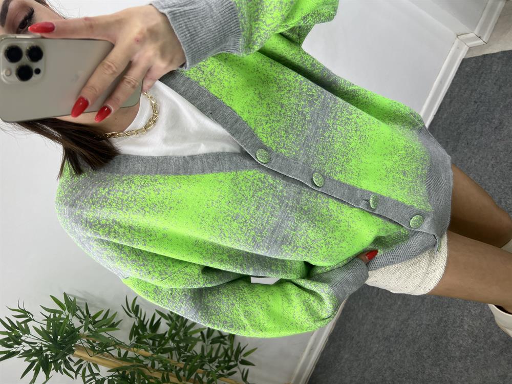 Neon Yeşi̇li̇ Hirka