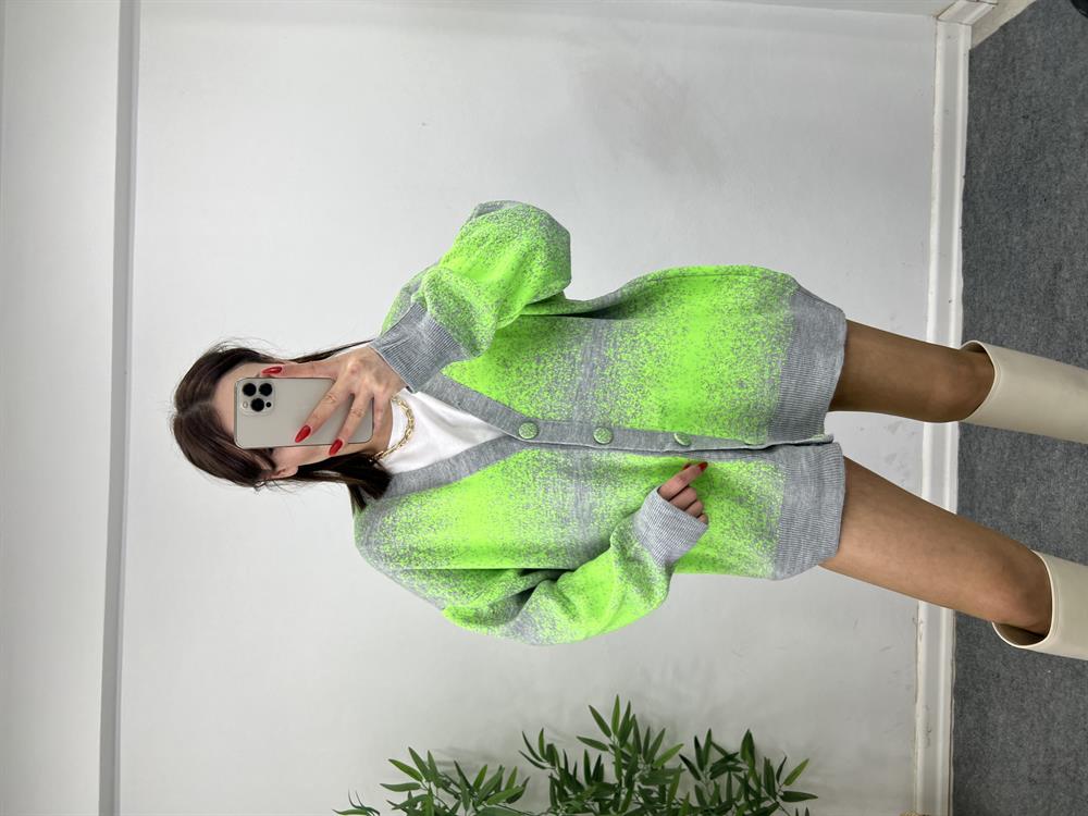 Neon Yeşi̇li̇ Hirka