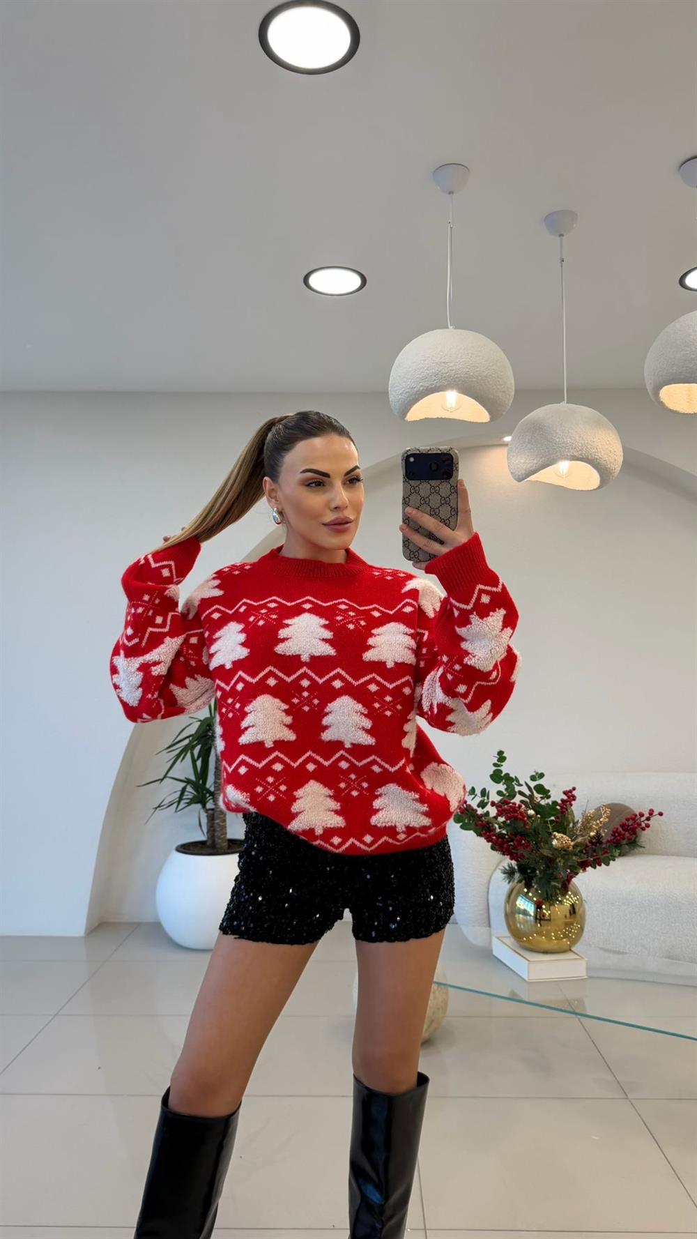 NOEL KAZAK KIRMIZI-BEYAZ