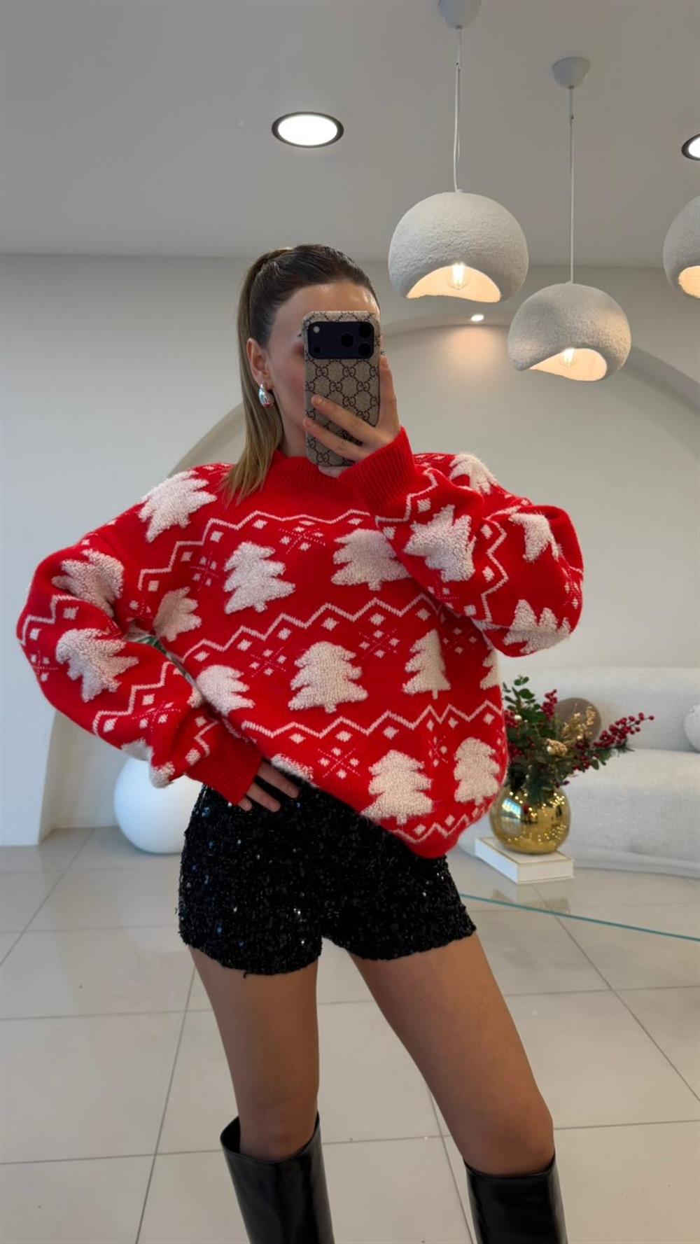 NOEL KAZAK KIRMIZI-BEYAZ