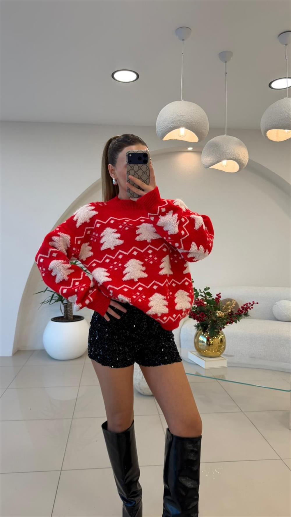 NOEL KAZAK KIRMIZI-BEYAZ