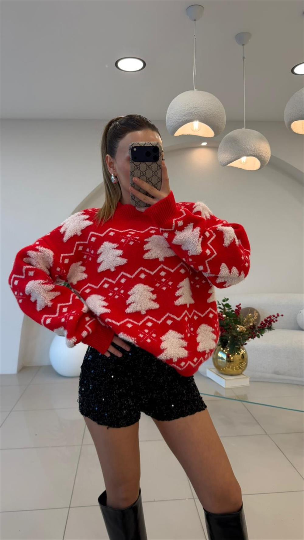 NOEL KAZAK KIRMIZI-BEYAZ